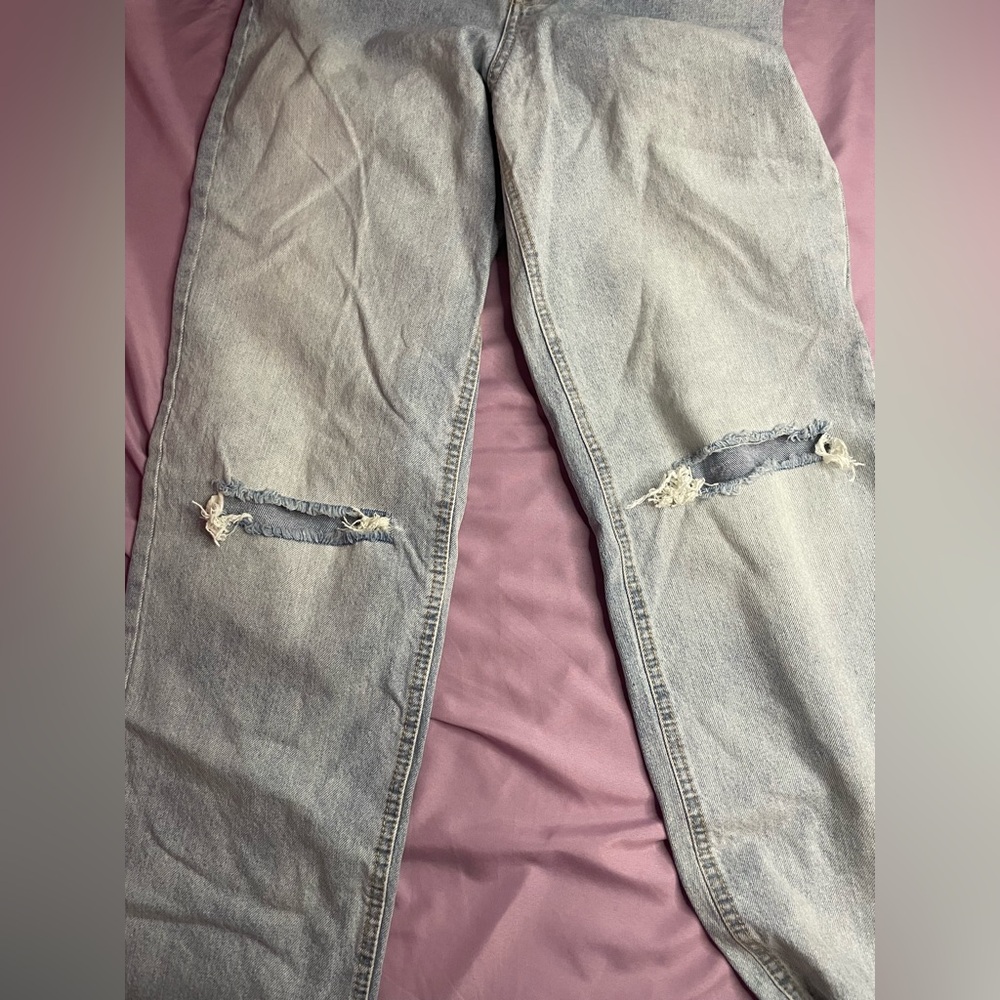 Women's High rise Curvy Straight Jeans Wild Fable Light Wash Sz0/32” NWT - Picture 4 of 9